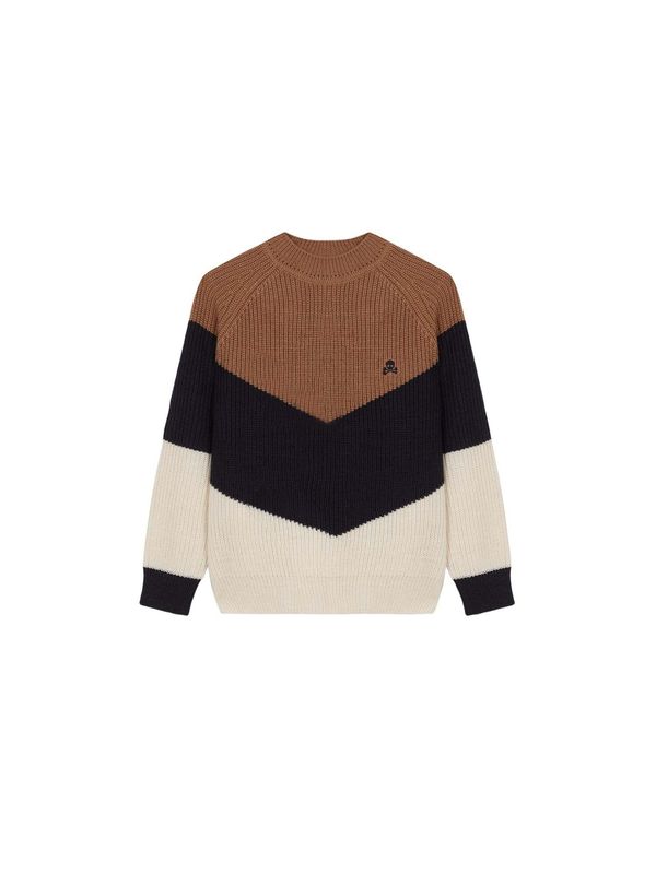 Scalpers Scalpers Пуловер  камел / кафяво / черно