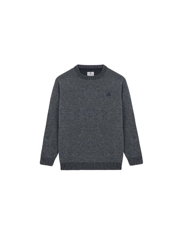 Scalpers Scalpers Пуловер  морскосиньо / сив меланж