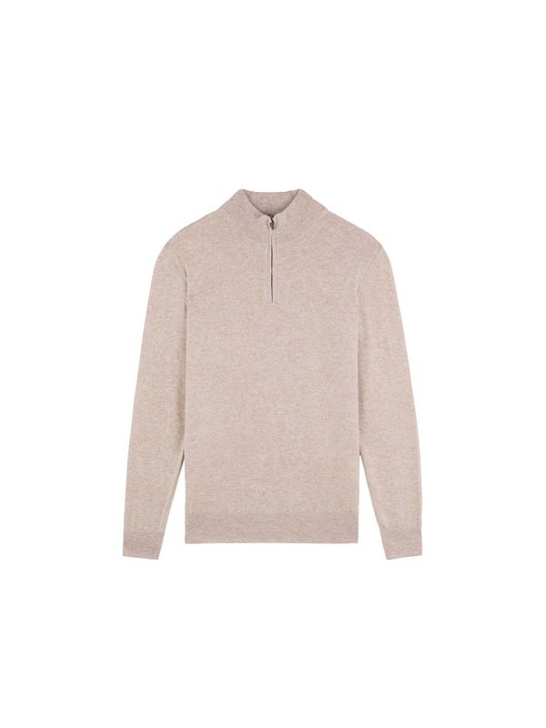 Scalpers Scalpers Пуловер 'Peak'  бежово / бежово меланж