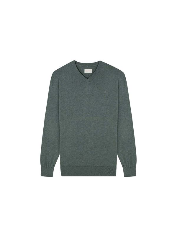 Scalpers Scalpers Пуловер 'Skull'  каки / тъмнозелено