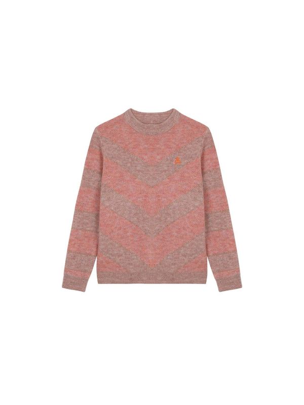 Scalpers Scalpers Пуловер 'Tricot Girls'  праскова / пепел от рози