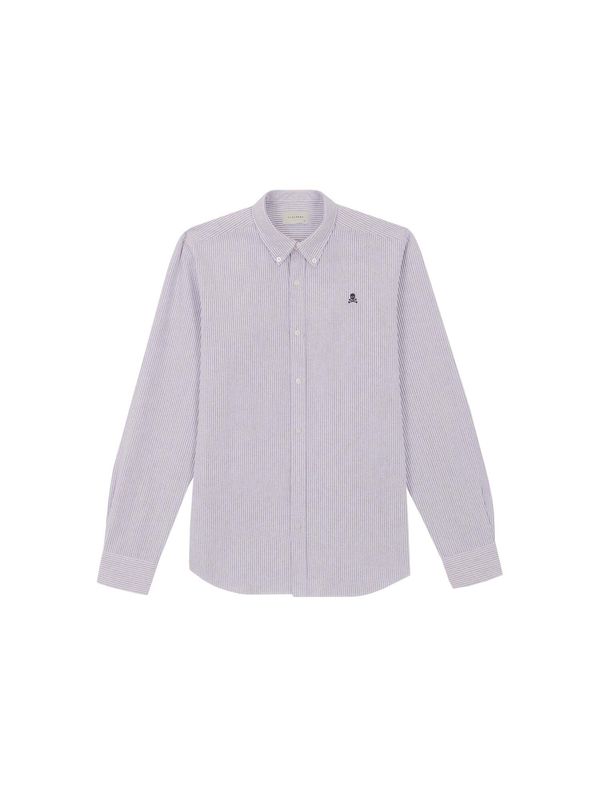 Scalpers Scalpers Риза  бургундово червено / бяло