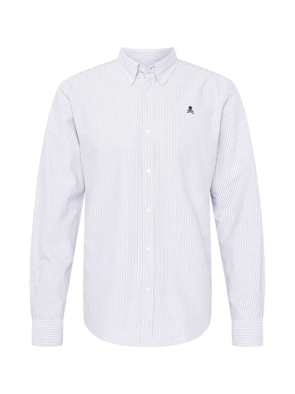 Scalpers Scalpers Риза  нейви синьо / бяло