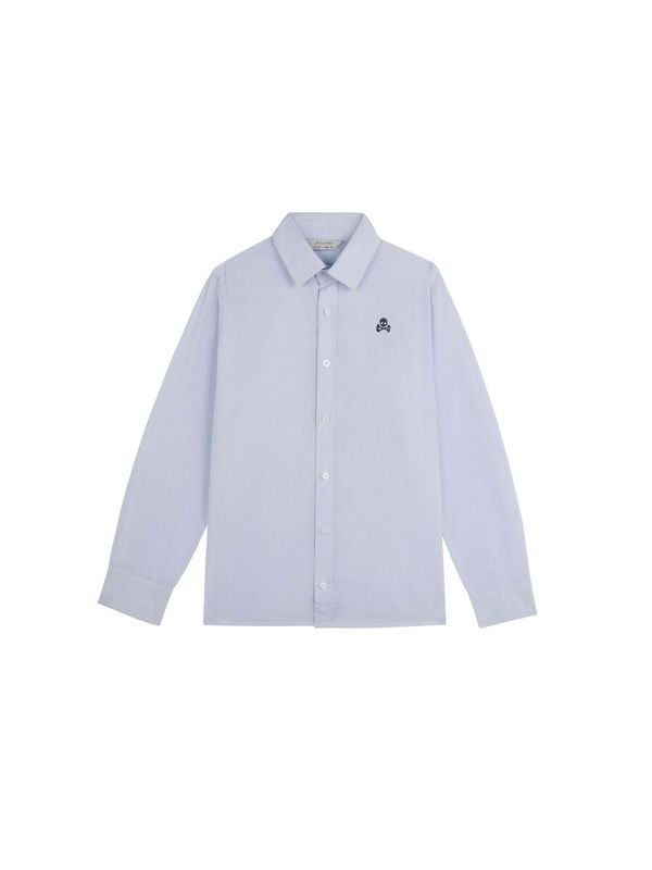 Scalpers Scalpers Риза 'Siena'  светлосиньо / бяло