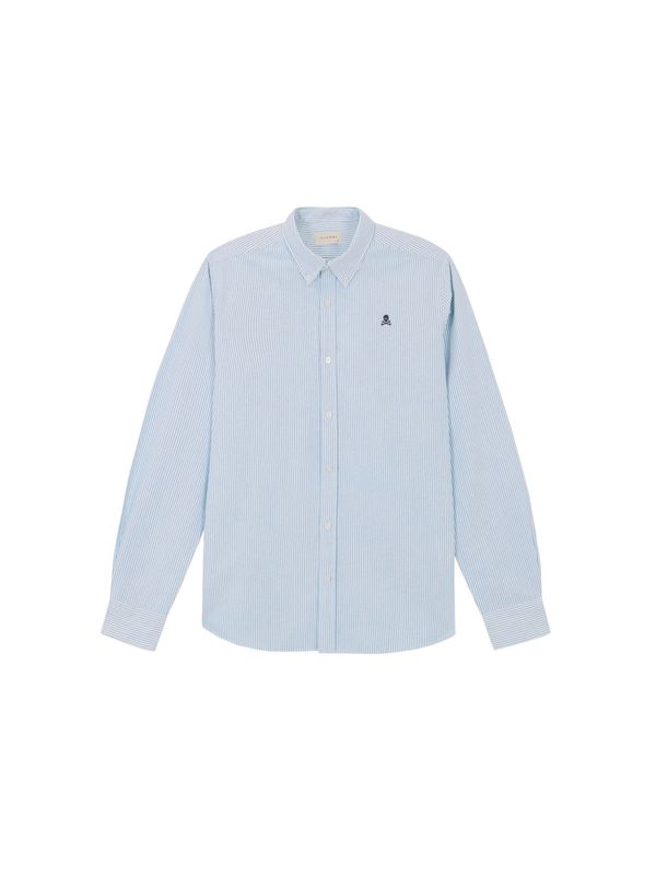 Scalpers Scalpers Риза  светлосиньо / бяло