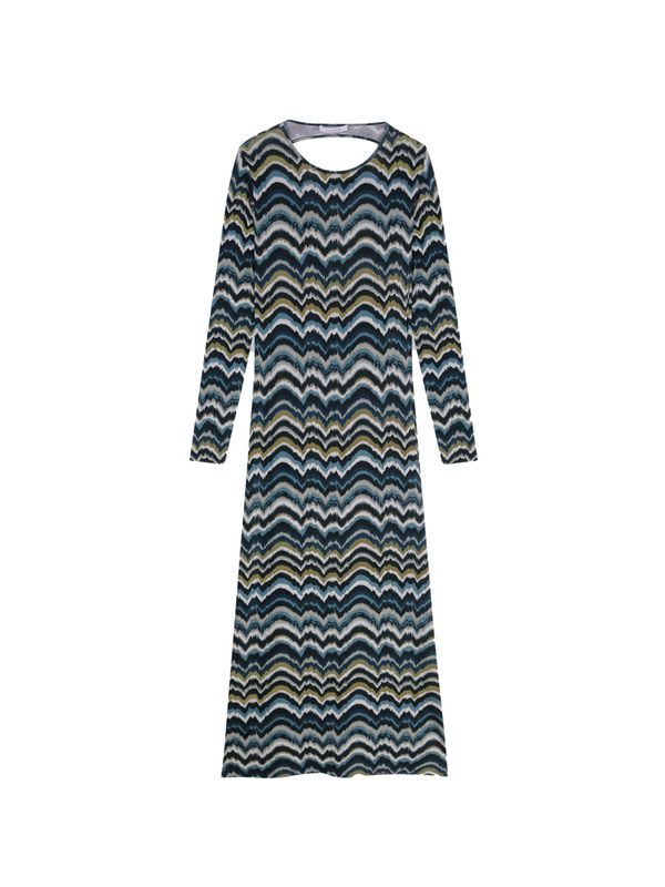 Scalpers Scalpers Рокля  синьо / сиво / зелено / черно / бяло