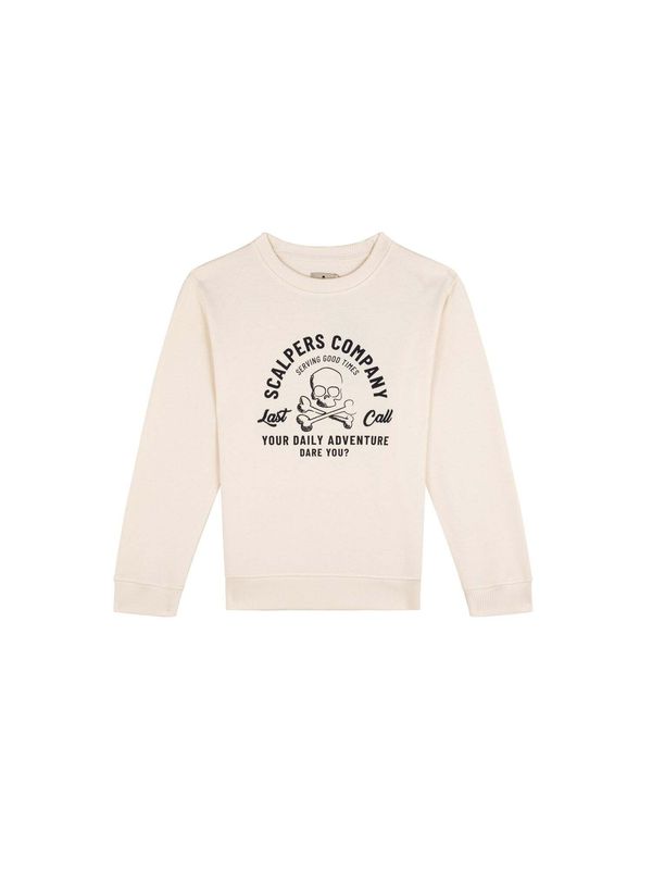 Scalpers Scalpers Суичър  бежово / кремаво / черно