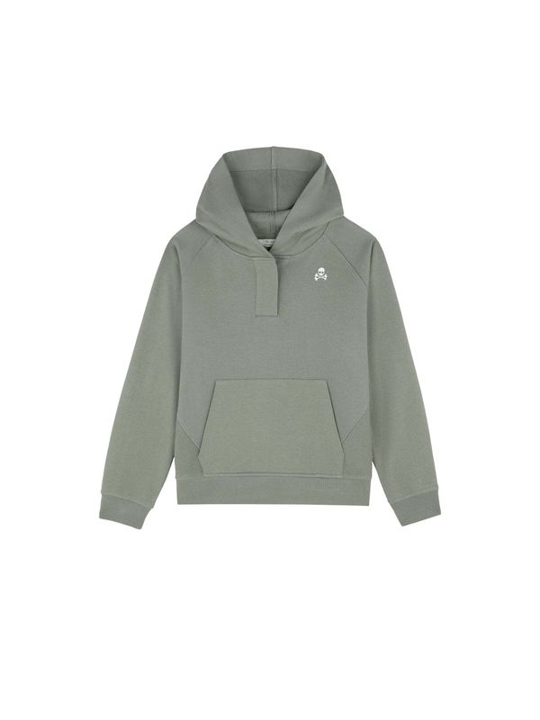 Scalpers Scalpers Суичър 'Good Vibes'  жълто / маслина / бяло