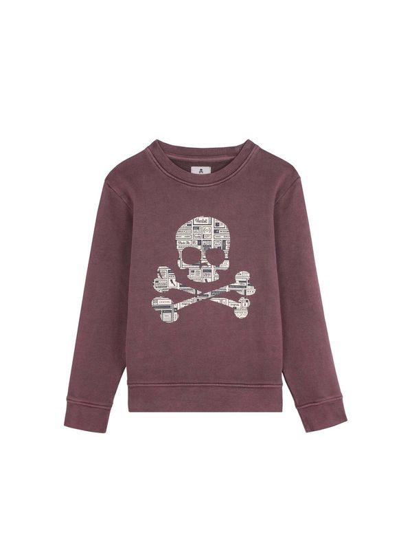 Scalpers Scalpers Суичър  лилав меланж / мръсно бяло