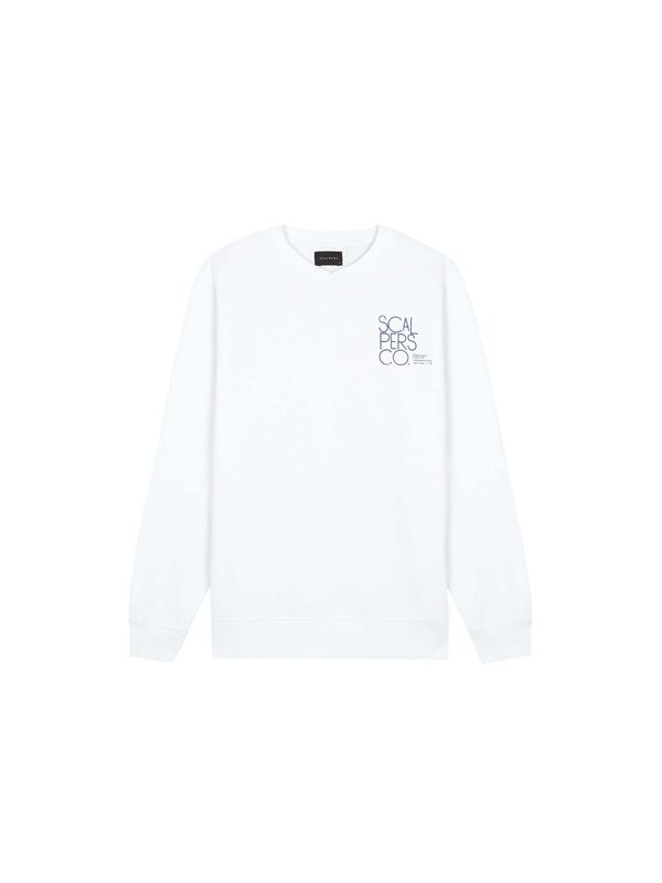 Scalpers Scalpers Суичър  синьо / мръсно бяло