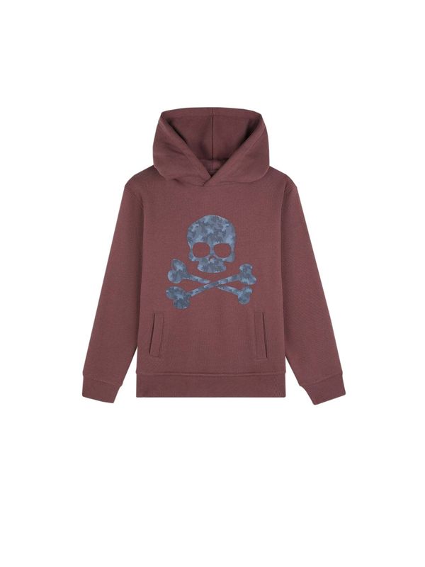 Scalpers Scalpers Суичър  сиво / светлосиво / бургундово червено