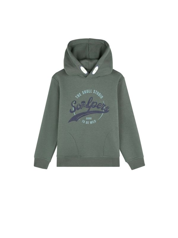 Scalpers Scalpers Суичър 'Wild'  морскосиньо / тюркоазен / каки