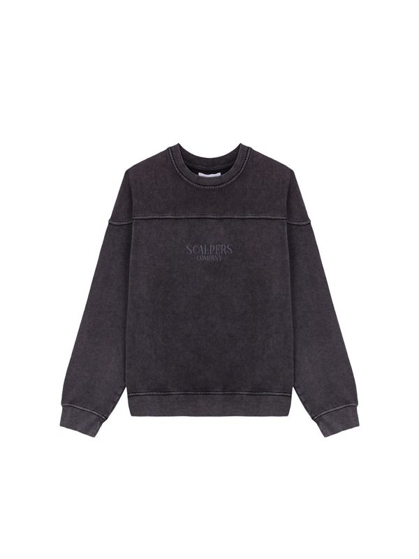 Scalpers Scalpers Суичър ' Yoke '  тъмносиво