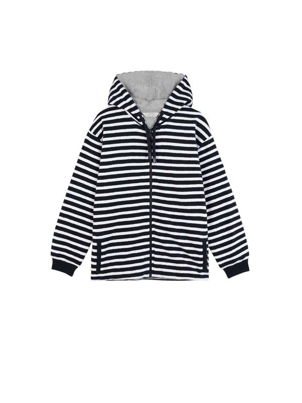 Scalpers Scalpers Суичъри с качулка  нейви синьо / бяло