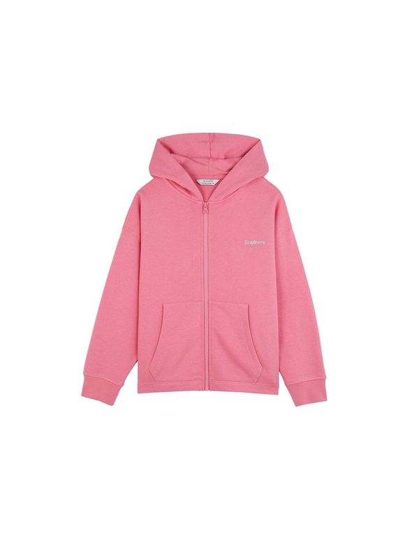 Scalpers Scalpers Суичъри с качулка 'Rita'  сребърно сиво / бледорозово