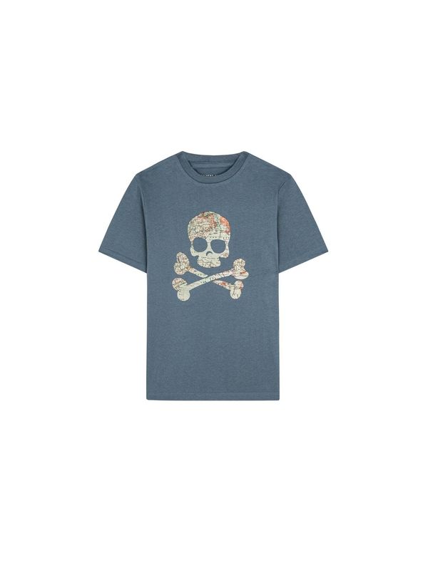 Scalpers Scalpers Тениска  бежово / опушено синьо / зелено