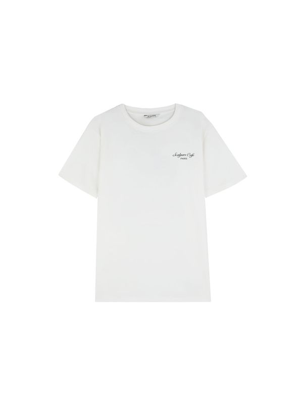 Scalpers Scalpers Тениска  черно / мръсно бяло