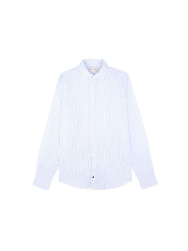 Scalpers Scalpers Тениска 'Fancy Sport'  светлосиньо / бяло