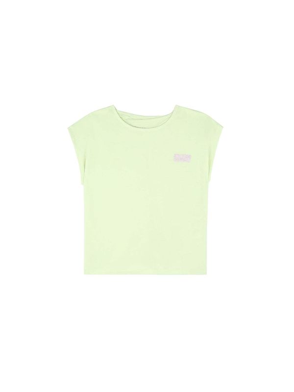 Scalpers Scalpers Тениска  пастелно зелено / бяло