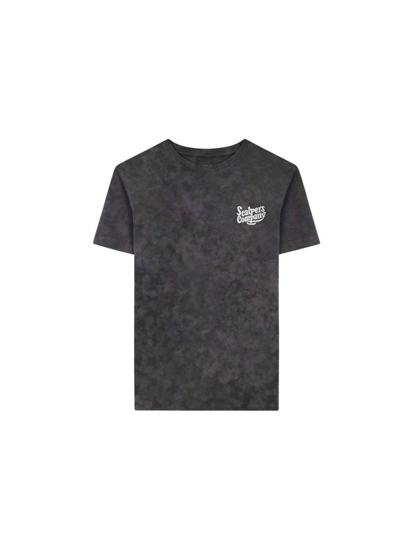 Scalpers Scalpers Тениска  сиво / тъмносиво / бяло