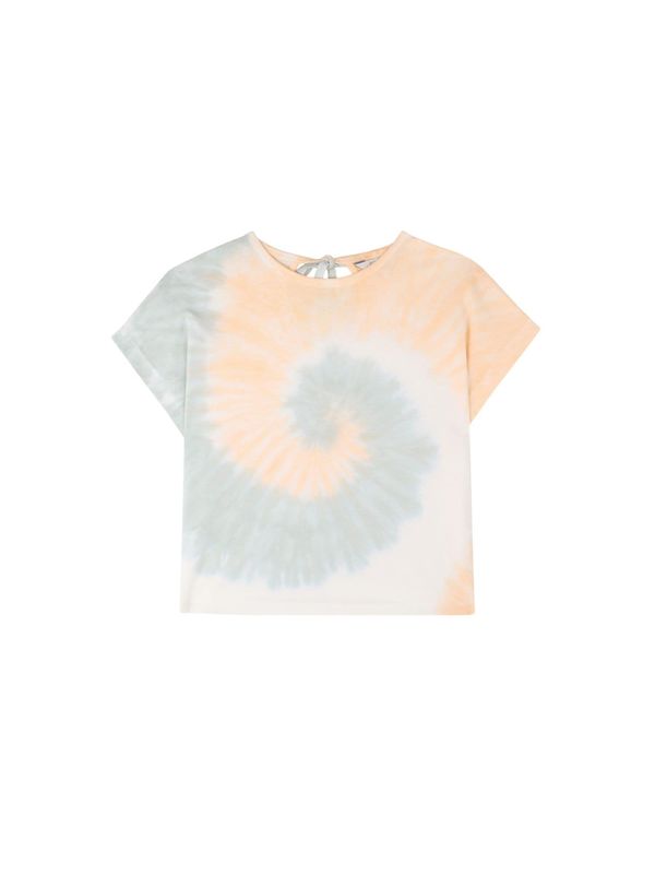 Scalpers Scalpers Тениска 'Spring'  бежово / мента / оранжево