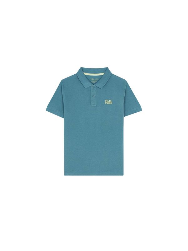 Scalpers Scalpers Тениска 'Utah'  светлосиньо / жълто / нефритено зелено / оранжево