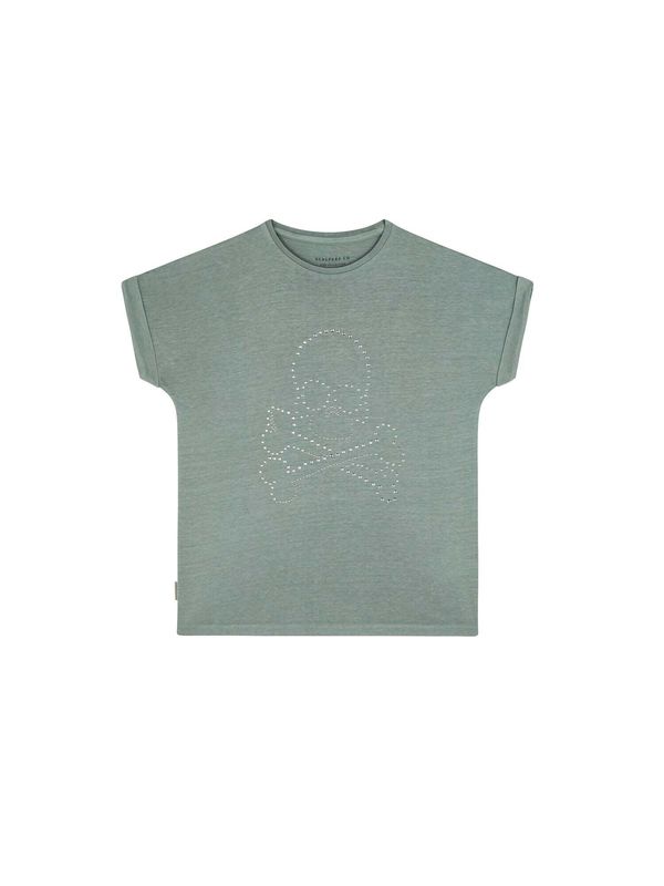 Scalpers Scalpers Тениска  зелено / прозрачно