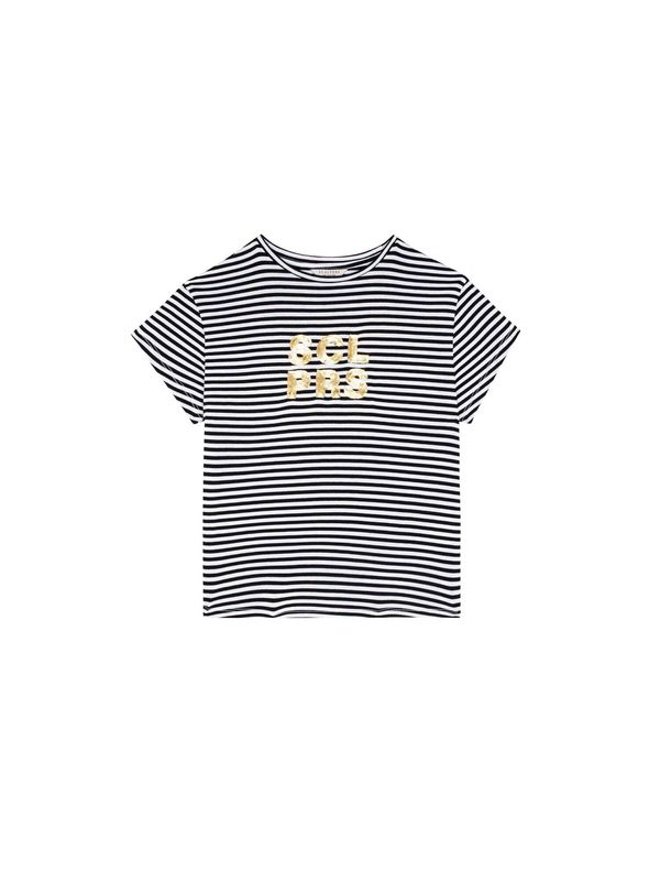 Scalpers Scalpers Тениска  злато / черно / бяло