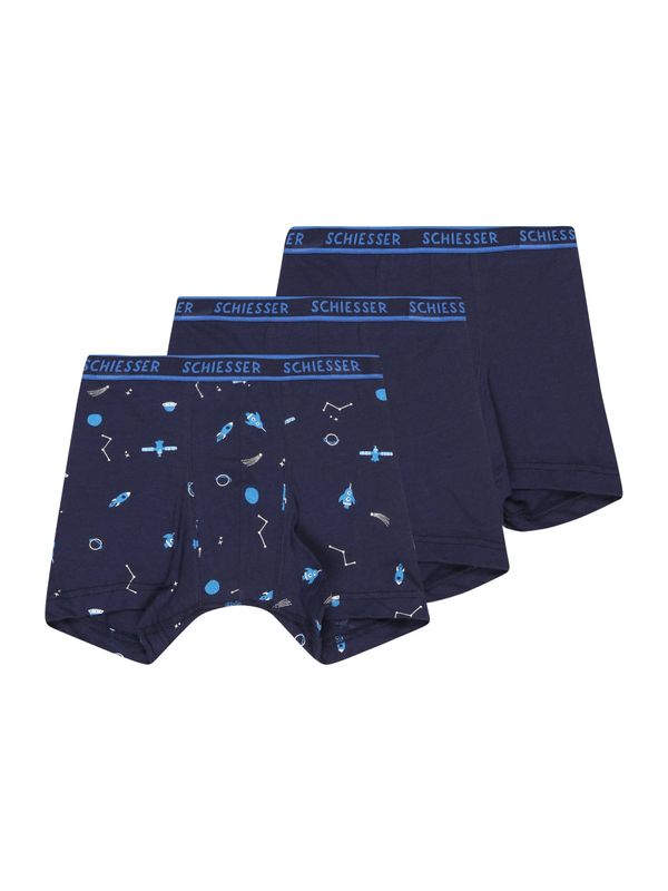 SCHIESSER SCHIESSER Долни гащи  нейви синьо / тюркоазен / бяло