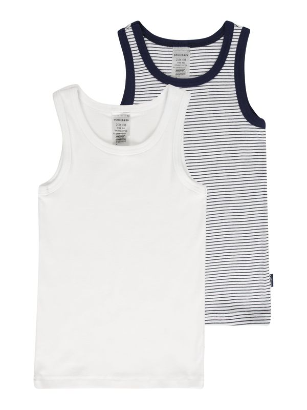 SCHIESSER SCHIESSER Потник  синьо / бяло