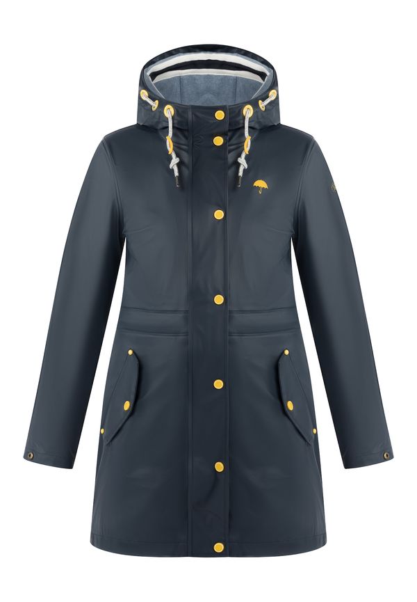 Schmuddelwedda Schmuddelwedda Функционално палто 'Altiplano'  морскосиньо / жълто / бяло