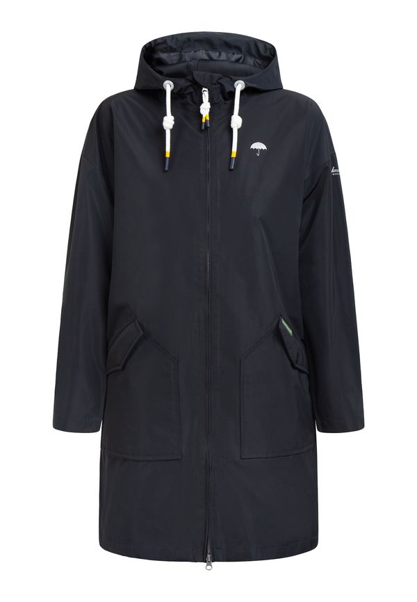 Schmuddelwedda Schmuddelwedda Функционално палто  черно / бяло