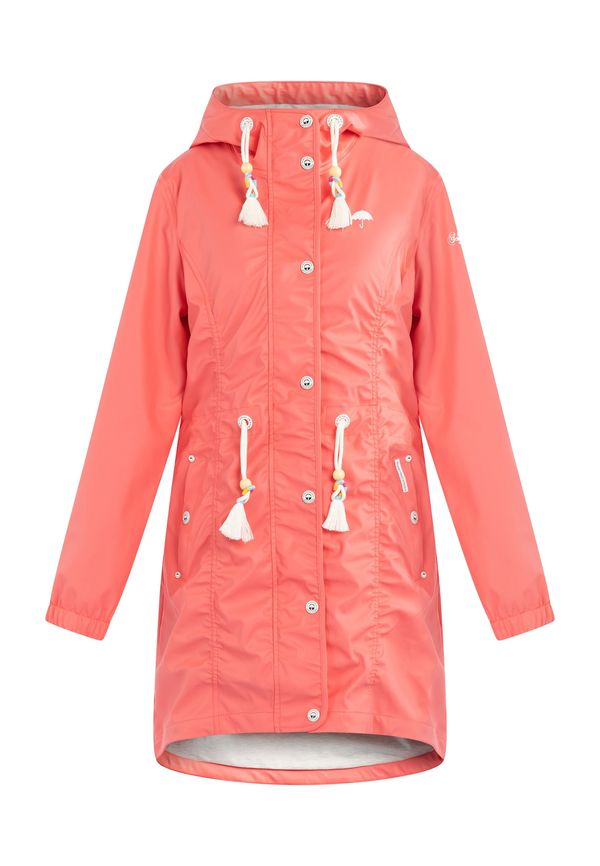 Schmuddelwedda Schmuddelwedda Функционално палто  малина / бяло