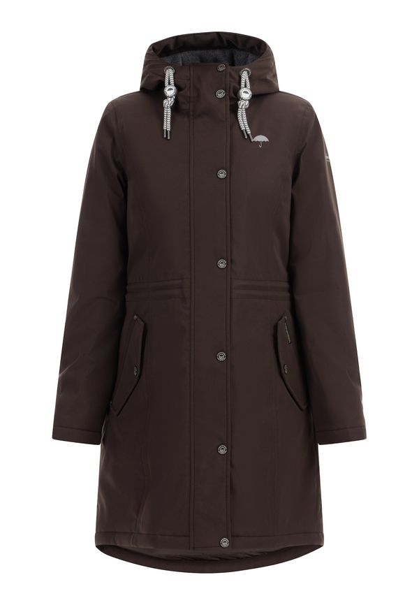 Schmuddelwedda Schmuddelwedda Функционално палто 'Penninsula'  тъмнокафяво