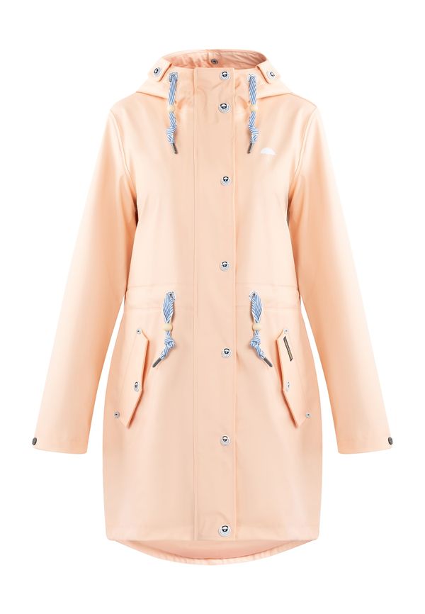 Schmuddelwedda Schmuddelwedda Функционално палто  праскова / бяло