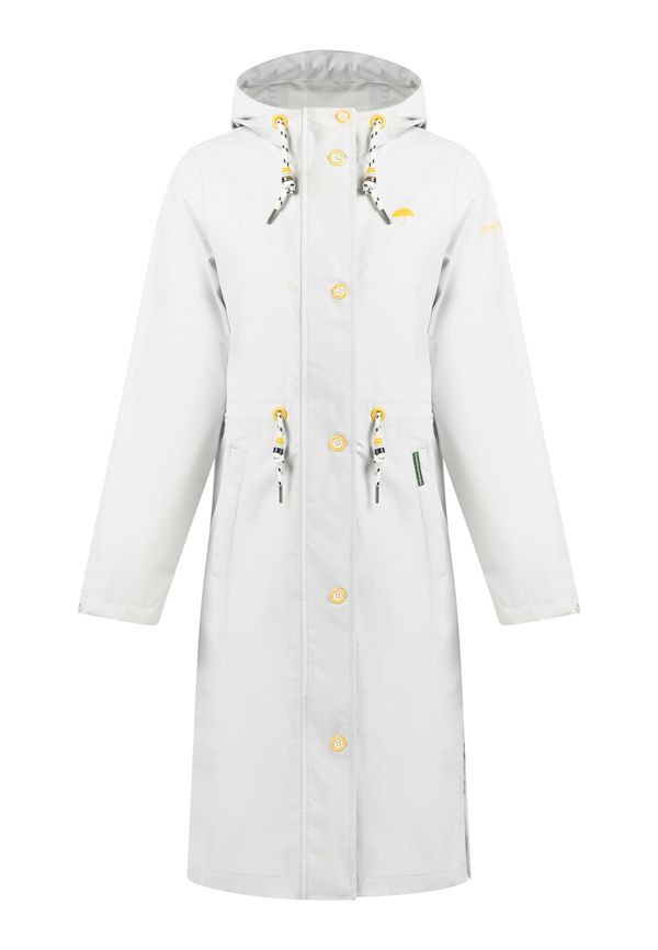 Schmuddelwedda Schmuddelwedda Функционално палто  сиво / бяло