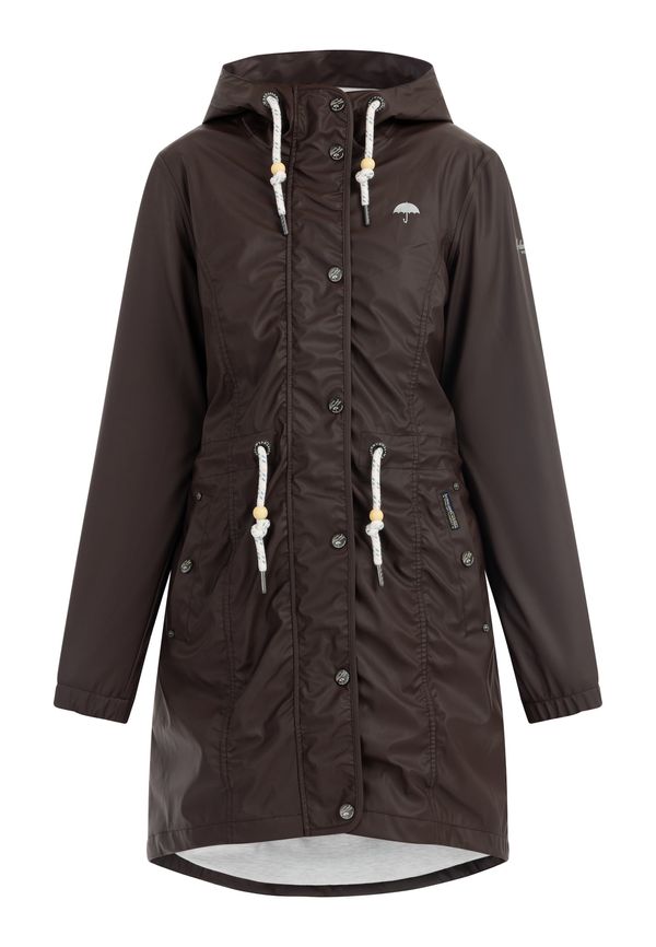 Schmuddelwedda Schmuddelwedda Функционално палто  сиво / графитено сиво