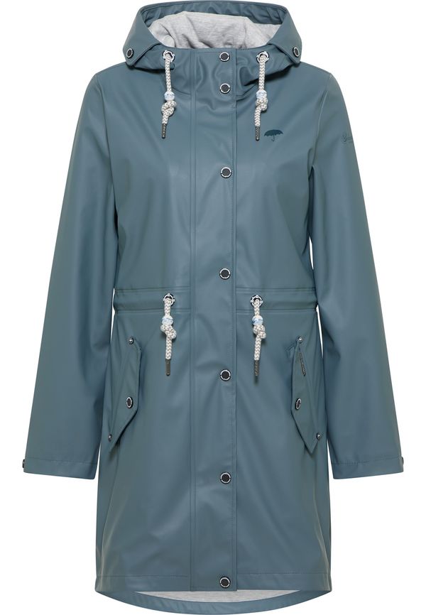 Schmuddelwedda Schmuddelwedda Функционално палто  сиво / петрол / бяло