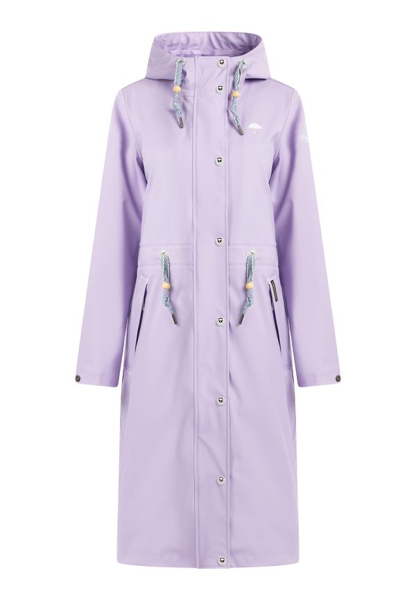 Schmuddelwedda Schmuddelwedda Функционално палто  светлолилаво / сребърно