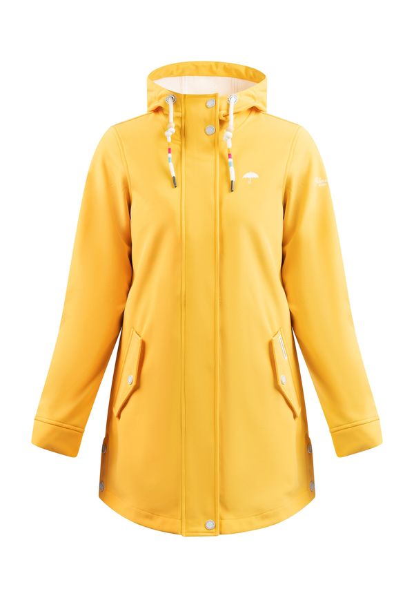 Schmuddelwedda Schmuddelwedda Функционално палто  жълто / бяло