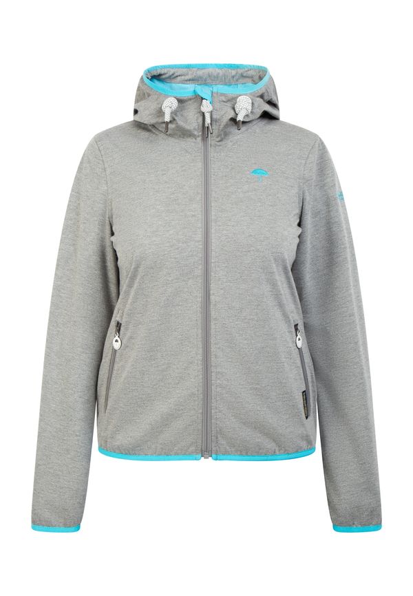Schmuddelwedda Schmuddelwedda Функционално яке  аквамарин / сив меланж