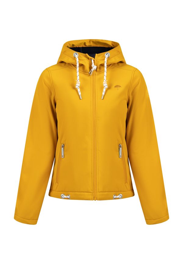 Schmuddelwedda Schmuddelwedda Функционално яке 'Chancery'  шафран / бяло