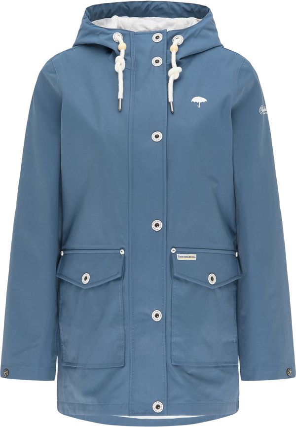 Schmuddelwedda Schmuddelwedda Функционално яке  гълъбово синьо / бяло