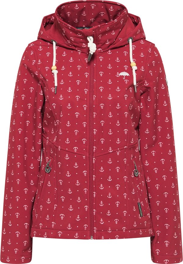 Schmuddelwedda Schmuddelwedda Функционално яке  карминено червено / бяло