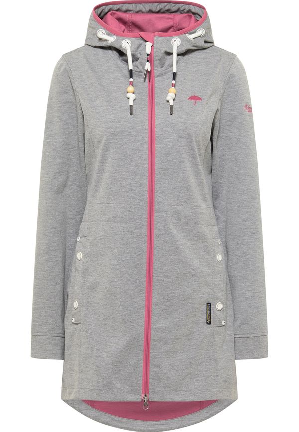 Schmuddelwedda Schmuddelwedda Функционално яке 'Kianna'  сив меланж / розово