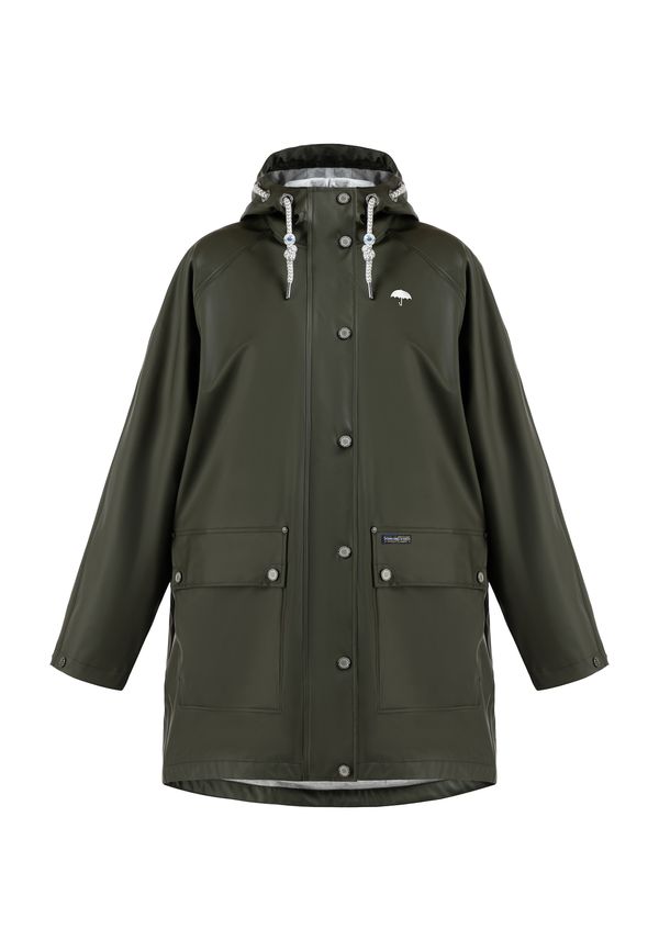 Schmuddelwedda Schmuddelwedda Функционално яке  маслина / бяло