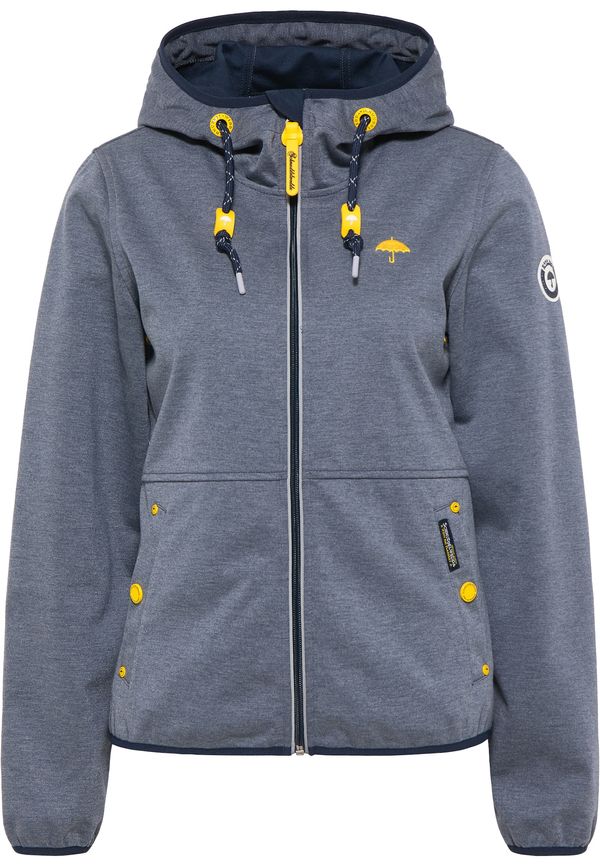 Schmuddelwedda Schmuddelwedda Функционално яке  морскосиньо / опушено синьо / неоново жълто