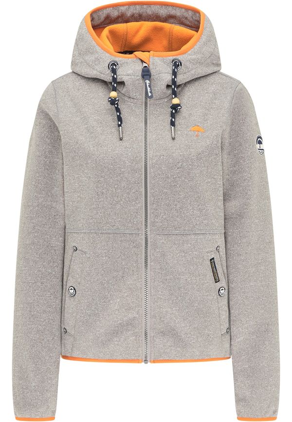 Schmuddelwedda Schmuddelwedda Функционално яке  сив меланж / оранжево