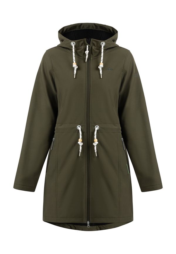 Schmuddelwedda Schmuddelwedda Функционално яке  тъмнозелено / бяло