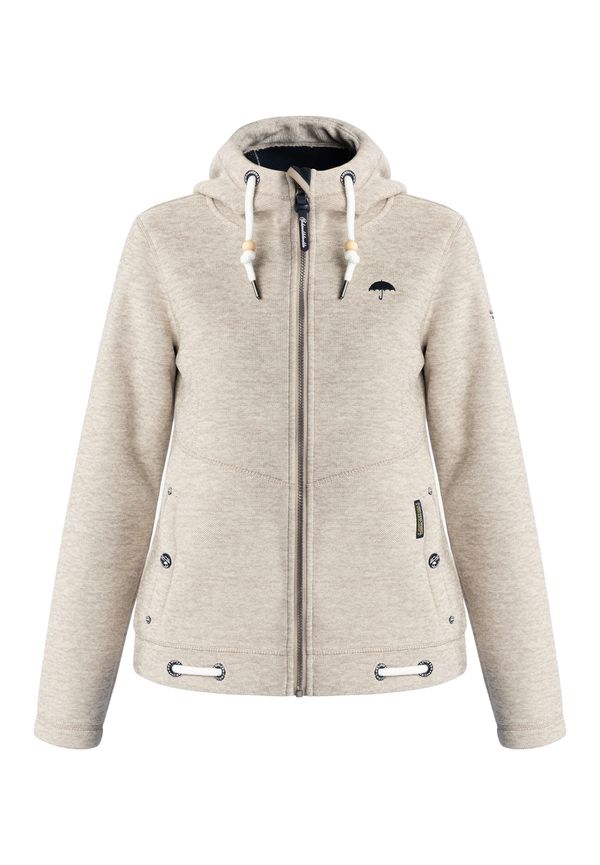 Schmuddelwedda Schmuddelwedda Поларено яке  черно / бял памук